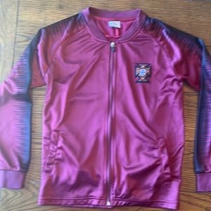 Ronaldo #7 Boys Size Large Zip-Up